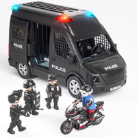 Doloowee trecie policajné auto so svetlom a zvukom – pre deti od 3 do 12 rokov 8
