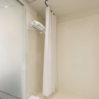 Domart Alumínium Függönysín - Hajlítható, Mennyezetre Szerelhető Fekete Sín Ablakokhoz, Zuhanyzókhoz, Lakóautókhoz - Nagy Teherbírású 100 cm 9