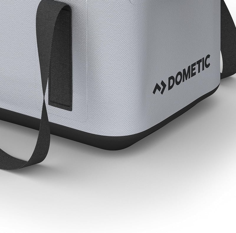 DOMETIC GO Soft hűtőtáska 20L - hordozható szigetelt tároló kemping felszerelésekhez szürke színben