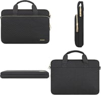 DOMISO 16 hüvelykes MacBook Pro táska vízálló laptop sleeve fekete 4