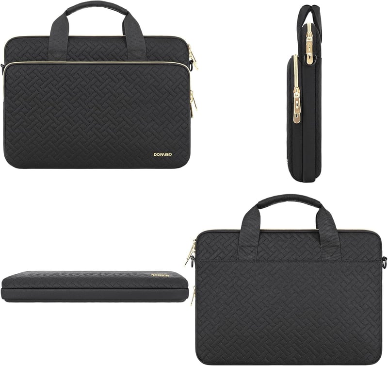 DOMISO 16 hüvelykes MacBook Pro táska vízálló laptop sleeve fekete