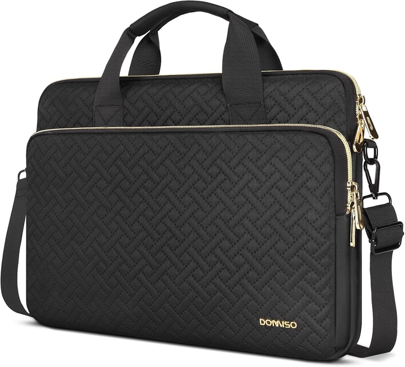 DOMISO 16 hüvelykes MacBook Pro táska vízálló laptop sleeve fekete