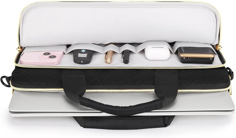 DOMISO 16 hüvelykes MacBook Pro táska vízálló laptop sleeve fekete