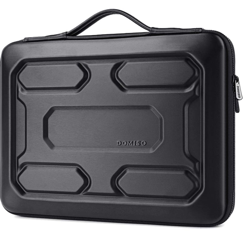 DOMISO navlaka za laptop otporna na udarce s ručkom - crna - 15,6"