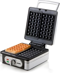 DOMO Belgawaffle sütő állítható sütési fokozattal és praktikus sütőkosárral 1