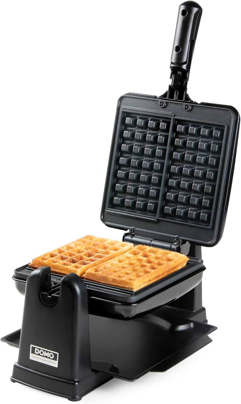 DOMO DO9224W Dupla Gofrisütő Belga Gofrihoz 1400W Tapadásmentes