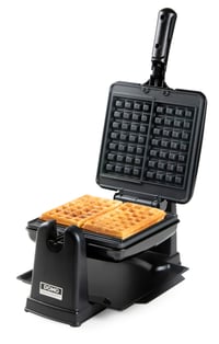 Aparat za vafle DOMO DO9224W za belgijske vafle, rotacija od 180°, 1400 W - crni 1