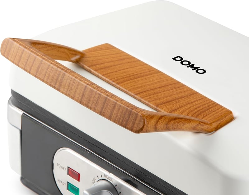 DOMO DO9277C 3az1-ben Szendvics Maker Gofrisütő Kontakt Grill 1100W Fehér