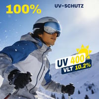 DOMOR Lyžiarske okuliare pre mužov, ženy a mládež, s ochranou proti zahmlievaniu a UV žiareniu, antireflexné okuliare na snowboarding, lyžovanie, cyklistiku a motocyklovanie 3