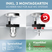 WC doska DomuSPA s detskou vložkou, pomalým sklápaním a funkciou Quick-Release, antibakteriálna detská WC redukcia, jednoduché čistenie 4