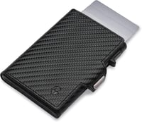 DONBOLSO RFID Valuta Slim Bőr Férfi Pénztárca 10 Kártyahellyel Fekete 1