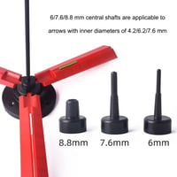 DONGKER Állítható Nyílvéresítő Készülék Skálával DIY Íjászat Tollakhoz 5