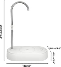 DONGKER Automata Vízadagoló 6 Sebességgel, USB Elektromos Asztali Vízszivattyú LED Kijelzővel, 2400ml Kapacitás Otthonra, Irodába, Kempingez 4
