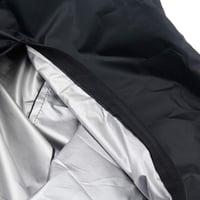 Donken Kerti Párnatároló Táska 173x76x51 cm - Vízálló Oxford Anyagú Védőhuzat Kerti Bútor Párnákhoz, Karácsonyfához, Hordozófüllel, Fekete 5