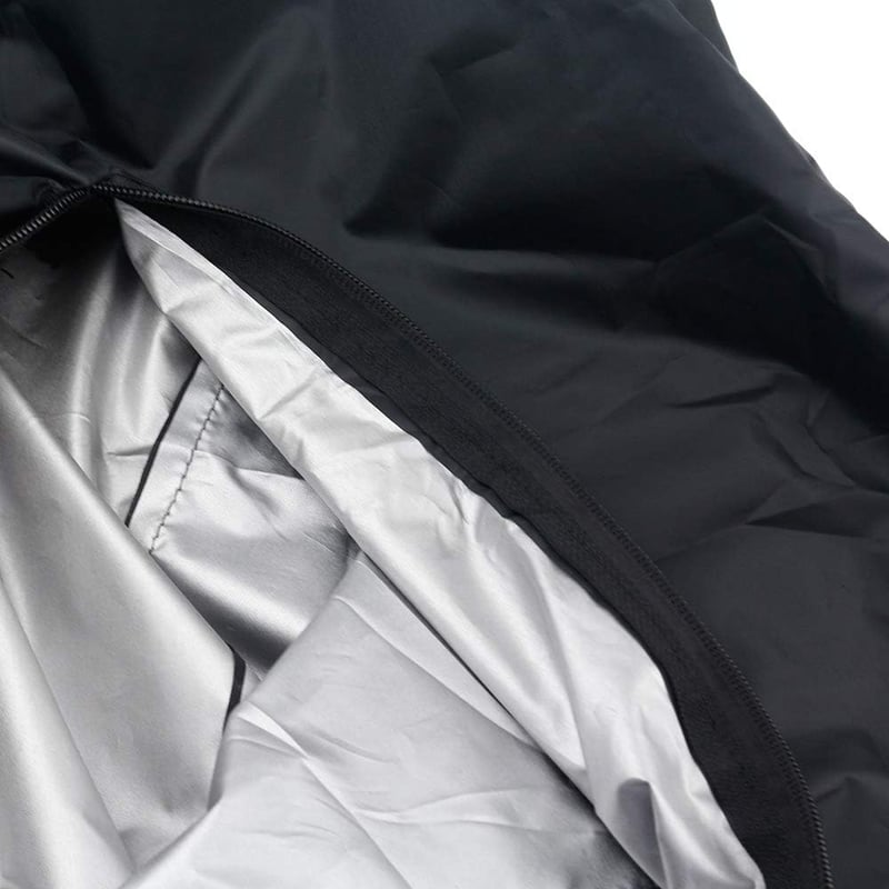Donken Kerti Párnatároló Táska 173x76x51 cm - Vízálló Oxford Anyagú Védőhuzat Kerti Bútor Párnákhoz, Karácsonyfához, Hordozófüllel, Fekete
