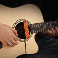 Doză pentru chitară acustică Donner, humbucker pasiv din mahon pentru gaură de rezonanță cu control de volum și ton, pentru diametre de 3,8" - 3,94" 9