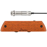 Doză pentru chitară acustică Donner, humbucker pasiv din mahon pentru gaură de rezonanță cu control de volum și ton, pentru diametre de 3,8" - 3,94" 2