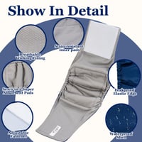 Scutece reutilizabile pentru câini masculi Dono, 3 bucăți, lavabile, incontinență, dresaj pui, călătorii, probleme de marcare, XS, S, M, L, XL, XXL 2