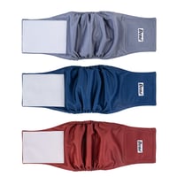 Scutece reutilizabile pentru câini masculi Dono, 3 bucăți, lavabile, incontinență, dresaj pui, călătorii, probleme de marcare, XS, S, M, L, XL, XXL 1