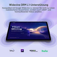 Tabletă DOOGEE T10 Pro cu ecran FHD+ de 10,1 inchi, 15 GB RAM + 256 GB ROM (extensibil până la 1 TB), baterie de 8580 mAh 4