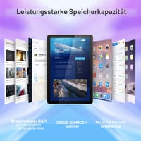 Tabletă DOOGEE T10 Pro cu ecran FHD+ de 10,1 inchi, 15 GB RAM + 256 GB ROM (extensibil până la 1 TB), baterie de 8580 mAh 2