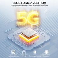 Odolný smartfón DOOGEE VMAX Plus 5G 36GB+512GB, 22000mAh, 200MP+32MP fotoaparát, 6,58" FHD+ 120Hz, Android 14, NFC, OTG, WiFi 6 2
