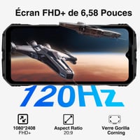 Odolný smartfón DOOGEE VMAX Plus 5G 36GB+512GB, 22000mAh, 200MP+32MP fotoaparát, 6,58" FHD+ 120Hz, Android 14, NFC, OTG, WiFi 6 6