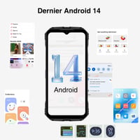 Odolný smartfón DOOGEE VMAX Plus 5G 36GB+512GB, 22000mAh, 200MP+32MP fotoaparát, 6,58" FHD+ 120Hz, Android 14, NFC, OTG, WiFi 6 5