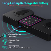 Doohoeek Bluetooth lapozópedál, vezeték nélküli lábpedál 7 színű háttérvilágítással 5
