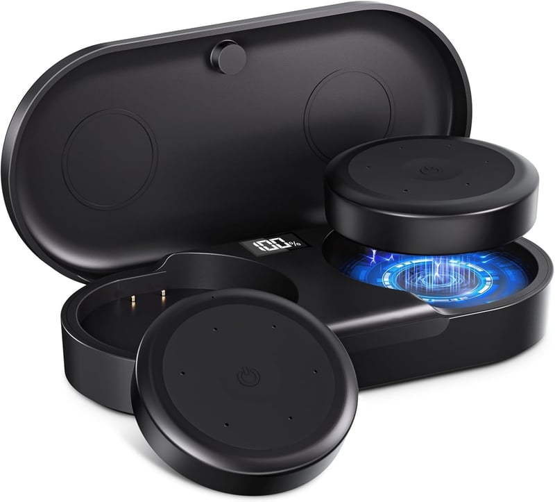 Doohoeek sisak fülhallgató Bluetooth, töltőtokkal, LED kijelző, IPX5