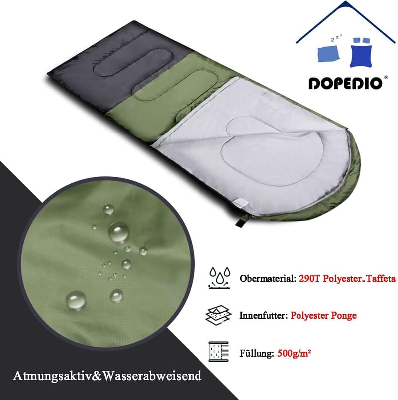 Dopedio 3-4 évszakos könnyű hálózsák felnőtteknek és gyerekeknek