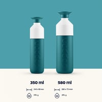 Termoska Dopper Insulated 580 ml Green Lagoon – dvojstenná, nepriepustná, 24 h studená/9 h teplá – nerezová fľaša, termohrnček 2