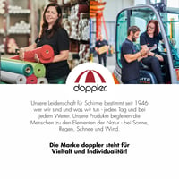 Záhradný slnečník Doppler Jack, priemer 250 cm, tmavosivý – okrúhly slnečník na balkón a terasu s kľukovým mechanizmom a funkciou naklápania 7
