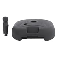 Suport pentru umbrelă Doppler Töltőtalp 20L antracit – pentru umbrele de până la 180 cm, plastic HDPE, diametru tijă 19-32 mm, umplere cu apă sau nisip, 44x44x15 cm 6