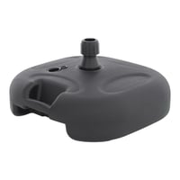 Suport pentru umbrelă Doppler Töltőtalp 20L antracit – pentru umbrele de până la 180 cm, plastic HDPE, diametru tijă 19-32 mm, umplere cu apă sau nisip, 44x44x15 cm 1