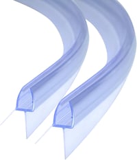 DOPPOSO Ívelt Zuhanykabin Tömítés 2x100cm 4-6mm Üveghez Gumitömítés 1