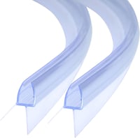 DOPPOSO Ívelt Zuhanykabin Tömítés 2x70cm - 4-6mm Üveghez Vízszivárgás Elleni Fólia 1