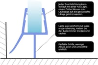 DOPPOSO Ívelt Zuhanykabin Tömítés 2x70cm 6-8mm Üveghez Gumitömítés 3