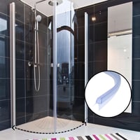 DOPPOSO Ívelt Zuhanykabin Tömítés 2x70cm 6-8mm Üveghez Gumitömítés 4