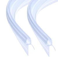DOPPOSO Ívelt Zuhanykabin Tömítés 2x80cm 4-6mm Üveghez Előformázott 1