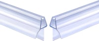 DOPPOSO Zuhanykabin Ajtó Tömítés 2x80cm 4-6mm Üveghez Vízlepergető Gumi 1