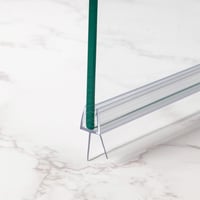 DOPPOSO Zuhanykabín Tömítés 2x60 cm Gumi Szalag 4-6 mm Üvegajtóhoz 4