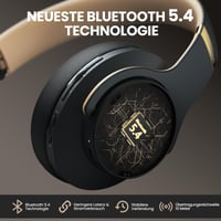 DOQAUS Care 1 Bluetooth over-ear fejhallgató mikrofonnal, 90 órás akkumulátor, HiFi - szürke 5