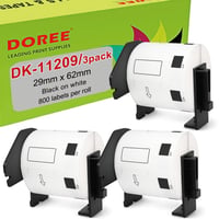 Doree DK11209 Samolepiace štítky 29x62 mm, 800 ks/kotúč, 3 kotúče 1