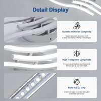 Dorlink LED mennyezeti lámpa 18W 1620 lm 6500K hideg fehér - Ø52 cm 3