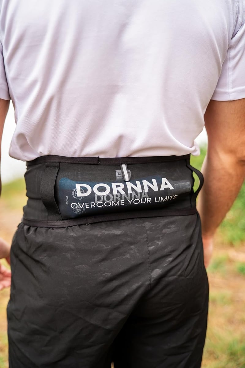 DORNNA Skinny W1 futóöv vízpalackkal 250ml, futás közben ital tartó L-XL
