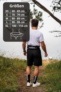 DORNNA Skinny W1 futóöv vízpalackkal 250ml, futás közben ital tartó L-XL 2