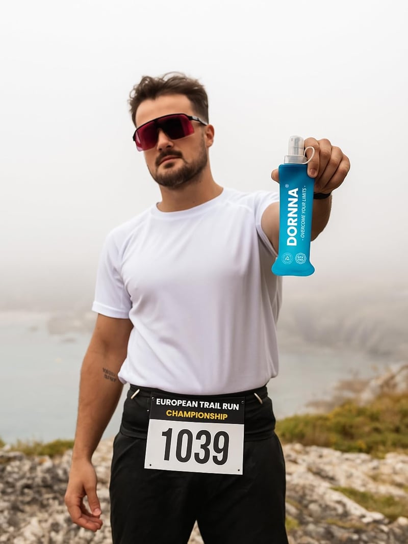 DORNNA Skinny W1 futóöv vízpalackkal 250ml, futás közben ital tartó L-XL