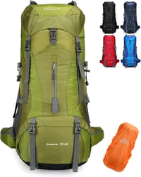 Doshwin 70L Trekking Hátizsák Esővédővel - Camping és Túrázáshoz 1