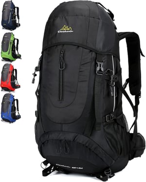 Doshwin 70L planinarski ruksak - crni
